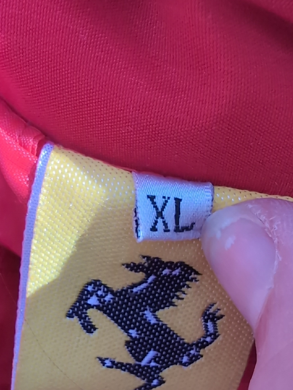 Boys Ferrari Red Racing Jacket - Picture 8 of 10